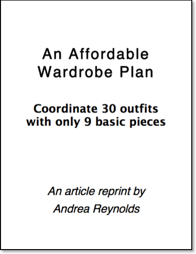 Affordable Wardrobe Plan