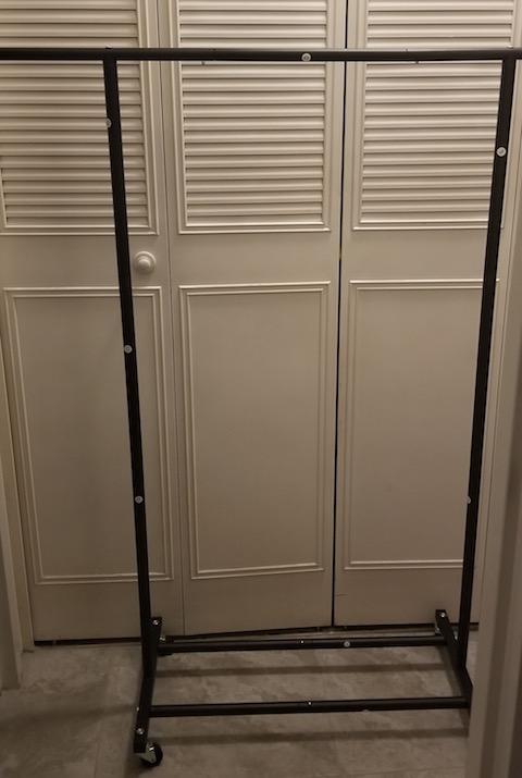 Clothes rack for van